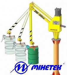 Balanced pneumatic crane manipulator MSP 0