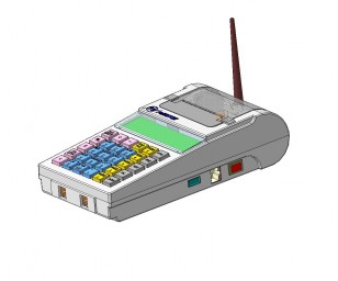 Mobile payment terminal/cash register.